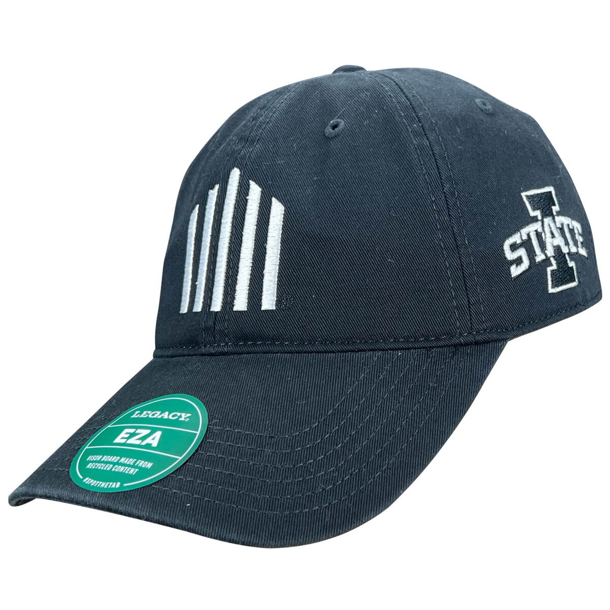 Legacy 5-Bar I-State Black Unstructured Hat